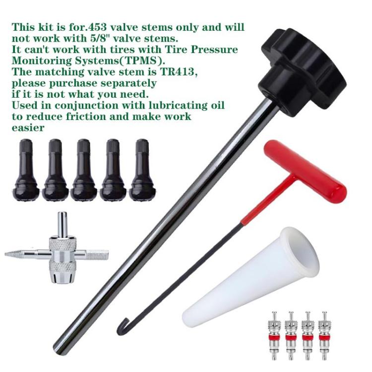 Car Tire Repair Tool Valve Installation Tool Set, 30pcs / Set