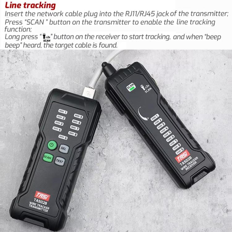 TASI TA502B Multi-function Network Cable Tester