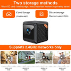 W02 HD Magnetic WiFi Smart Mini Camera Supports Motion Detection Infrared Night