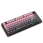 HXSJ L400 Three-mode Wireless RGB Light Thin Film 81 Keys Keyboard