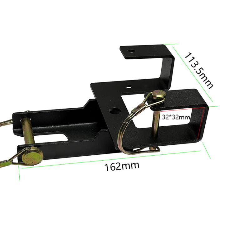 Trash Can Towing Bracket with Removable Pin, Trailer Towing Hook