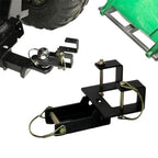 Trash Can Towing Bracket with Removable Pin, Trailer Towing Hook