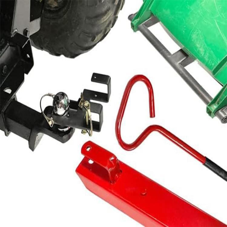 Trash Can Towing Bracket with Removable Pin, Trailer Towing Hook