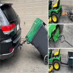 Trash Can Towing Bracket with Removable Pin, Trailer Towing Hook