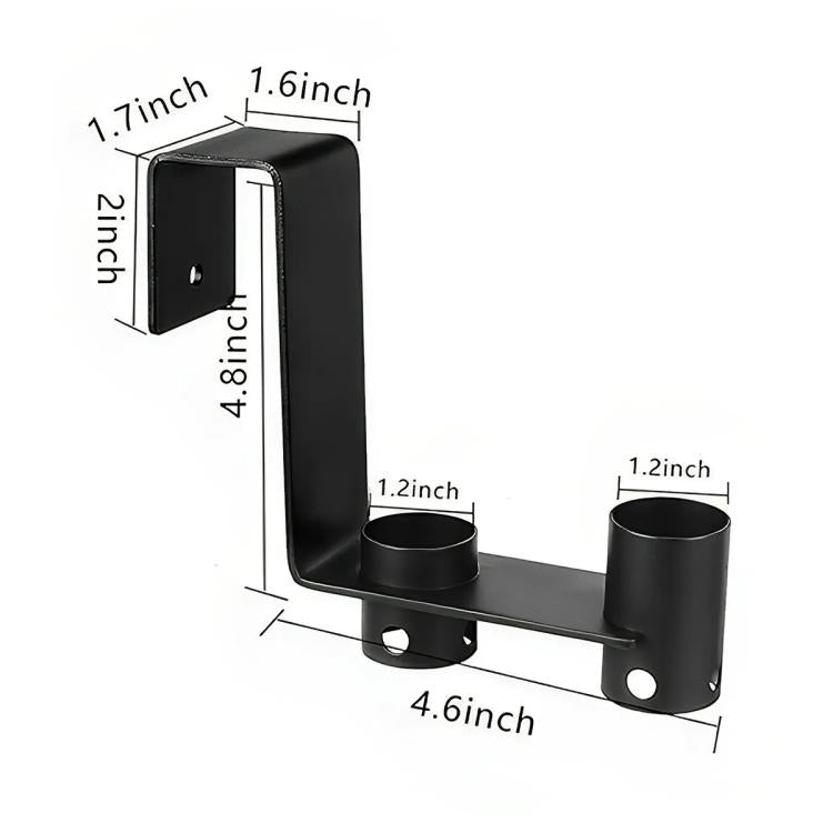 2pcs/Pack Hanging Pool Fence Hook Multifunctional Pool Cleaning Tool Storage Rack