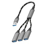 3 in 1 OTG Expander Splitter Dock Station