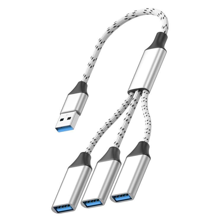 3 in 1 OTG Expander Splitter Dock Station — USB-A to USB-A