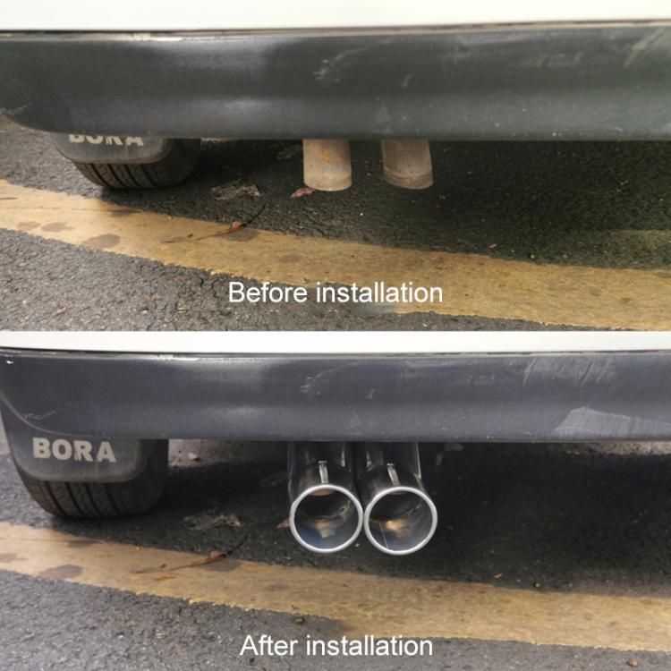 Car Modified Stainless Steel Exhaust Pipe Tail Throat