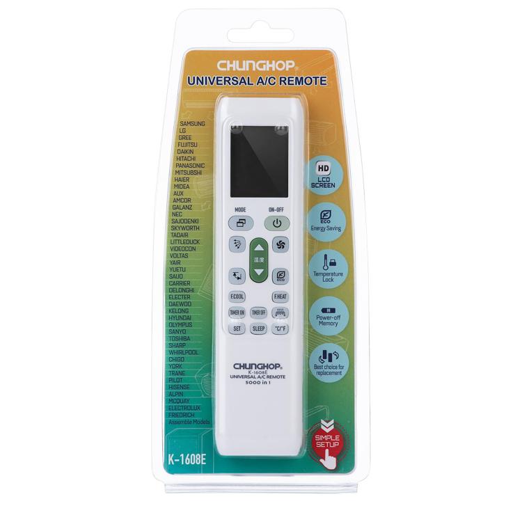 CHUNGHOP K-1608E Universal Air Conditioner Remote Control