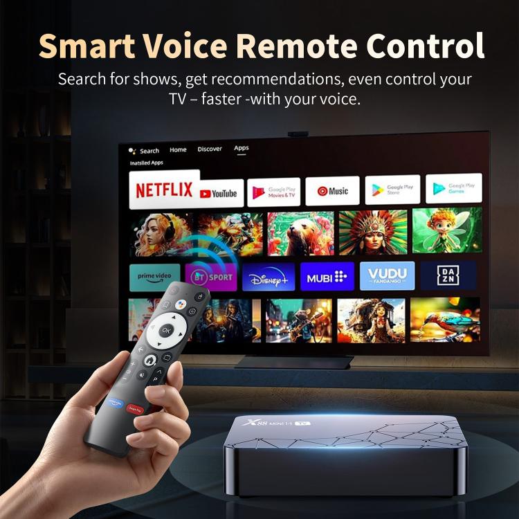 X88 mini 14 TV Android 14 Smart HD TV Box, RK3518 Quad-Core 64bit Cortex-A53