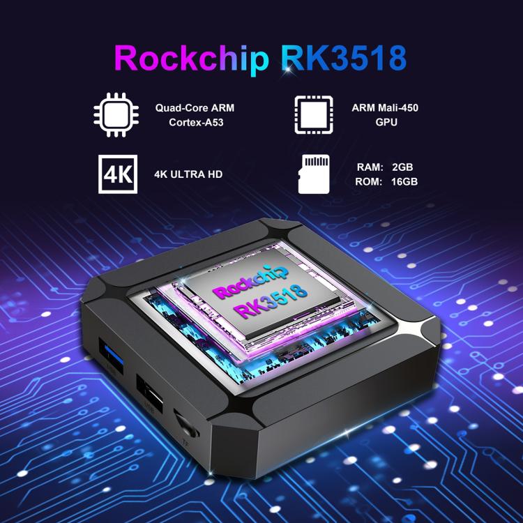 X96Q Android 14 Smart TV Box, RK3518 Quad-Core Cortex-A53 — view 7