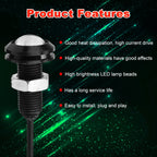 10 PCS 23mm 12LEDs SMD-4014 DC9-80V Motorcycle Eagle Eye Light
