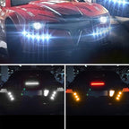 10 PCS 23mm 12LEDs SMD-4014 DC9-80V Motorcycle Eagle Eye Light