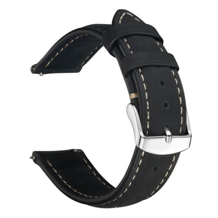 xDfind Retro Crazy Horse Texture Leather Watch Band — Red