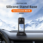 For Insta360 X5 / X4 Sunnylife Silicone Stand Base — Tabletop Base