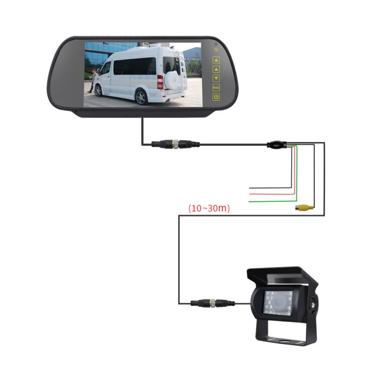 7 inch Car Reversing Rearview Camera Monitor Kit