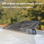 Car Shark Fin Radio Aerials Antenna, with Signal Reception — Silver Grey