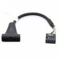 2pcs Computer Motherboard USB3.0 Adapter Cable
