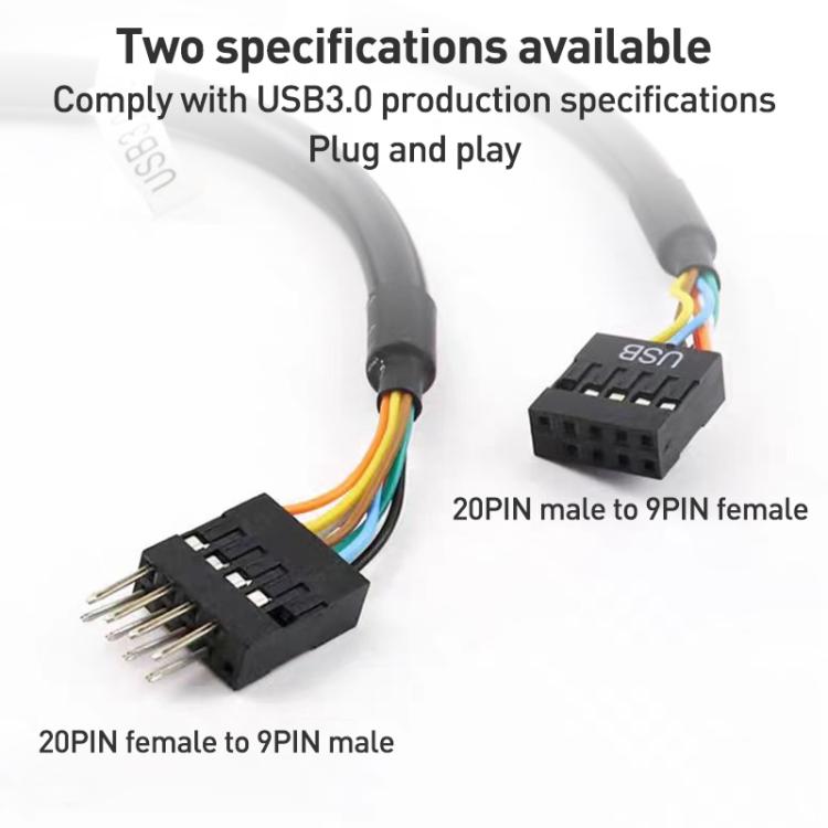 2pcs Computer Motherboard USB3.0 Adapter Cable — view 7