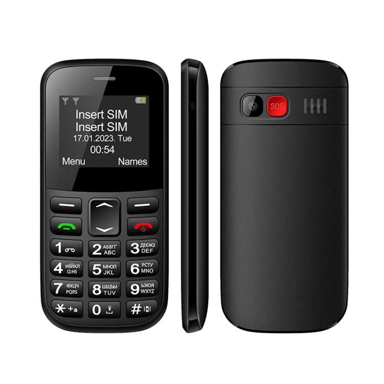 MXMID B210 Keypad Phone, 1.77 inch SC6531E, LED Flashlight, Big Keyboard Big Fonts, SOS, Network: 2G, Dual SIM