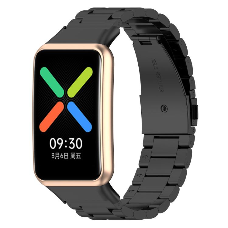 Tri-beads Flat Buckle Titanium Alloy Watch Band