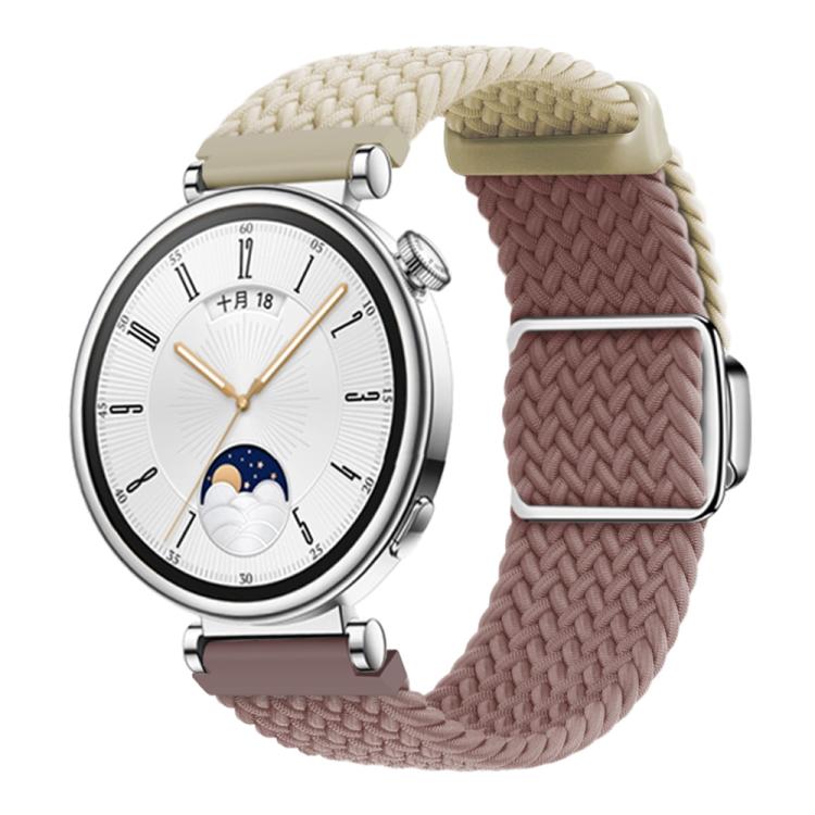Woven Splicing Color Magnetic Silver Buckle Watch Band — Starlight Cactus