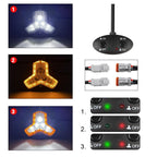 2pcs/Pack Car 80W High-power Matrix Triangle Cannon Work Light with Cable Set