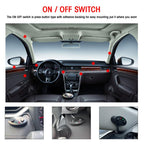 2pcs/Pack Car 70W High-power Matrix Eyes Work Light with Cable Set