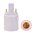 LED Halogen Light Bulb Lamp Base Socket Adapter Converter, G23 to E27 E26