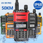 Baofeng UV-9R PRO Dot Matrix LCD Screen IP57 Waterproof Handheld Analog Walkie Talkie — Green