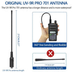 Baofeng UV-9R PRO Dot Matrix LCD Screen IP57 Waterproof Handheld Analog Walkie Talkie — view 7