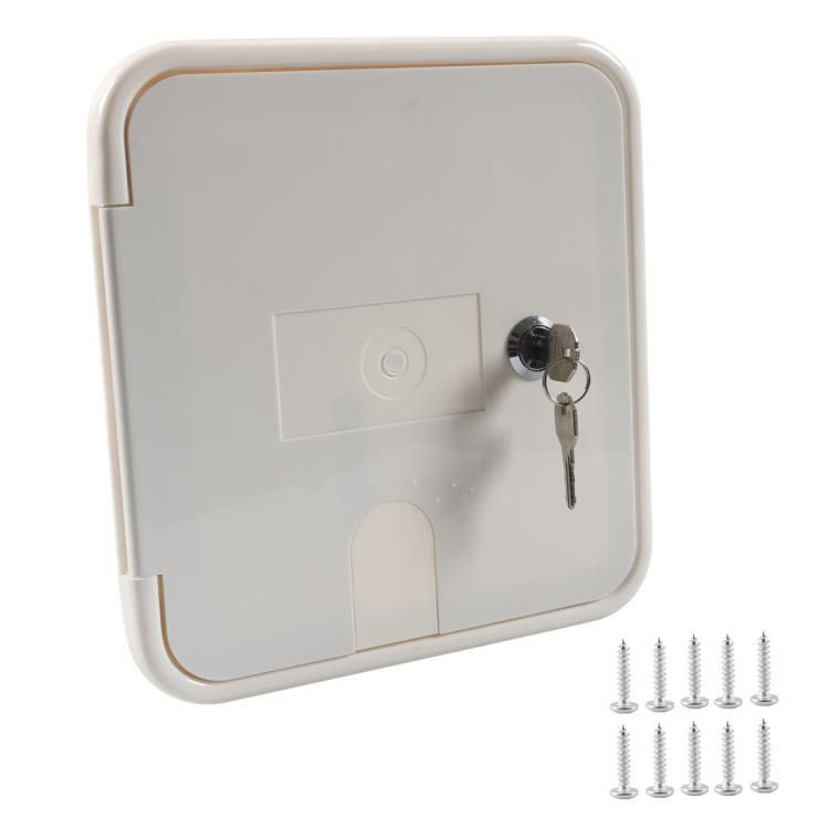 RV / Camper Power Cable Hatch with Screws and Key