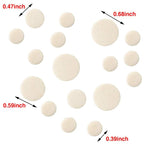 Black Pipe Interface Cork Piece B Flat Clarinet Tone Hole Pads — view 3