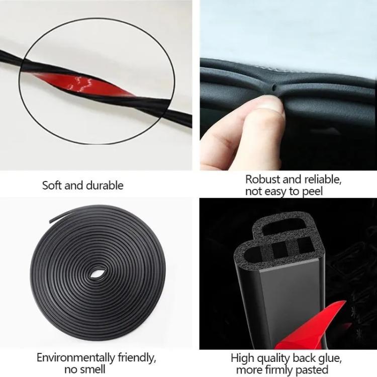 Car Rubber Seal Strip, L Type 10m