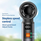 F1 Stepless Speed High-Power Turbo Handheld Fan — view 3