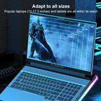 6-Speed Adjustable 5 Fan Laptop Cooler with RGB, NUOXI F36-5 — view 9