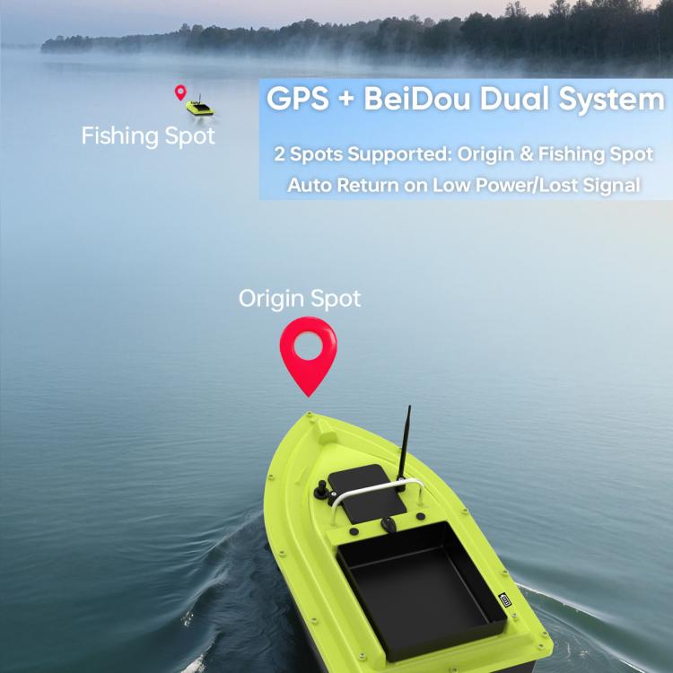 D36B Smart Remote Control Fishing Bait Boat Support Sonar Sensor & GPS