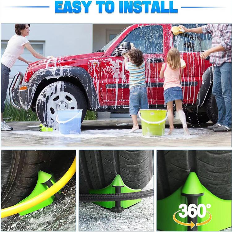 Car Wash Tire Tube Anti-Pinch Tools Tire Hose Roller, Random Color Delivery
