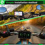 6 inch Motorcycle Wireless CarPlay and Android Auto Display Screen Navigator — view 4