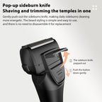 Full Body Washable LED Digital Display Reciprocating Electric Shaver — view 7