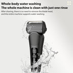 Full Body Washable LED Digital Display Reciprocating Electric Shaver — view 9