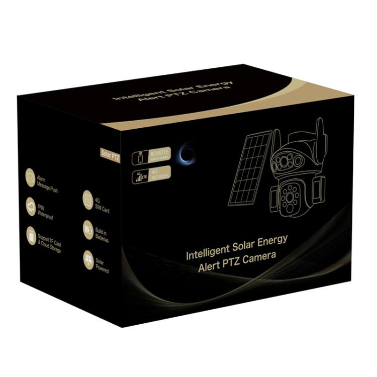 X7 2MP Multi-lens Panoramic Solar Surveillance PTZ Dome Camera
