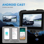 Motorcycle Wireless CarPlay and Android Auto 5 inch HD Screen Waterproof Navigator — view 7