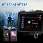 Motorcycle Wireless CarPlay and Android Auto 5 inch HD Screen Waterproof Navigator — view 9