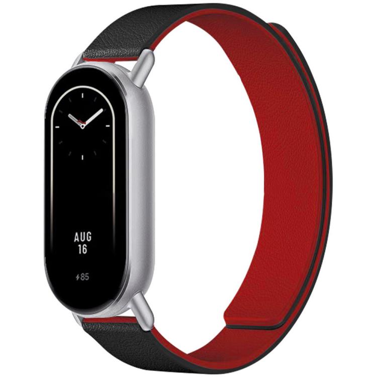 xDfind Flat Head Litchi Texture Magnetic Silicone Watch Band — view 29