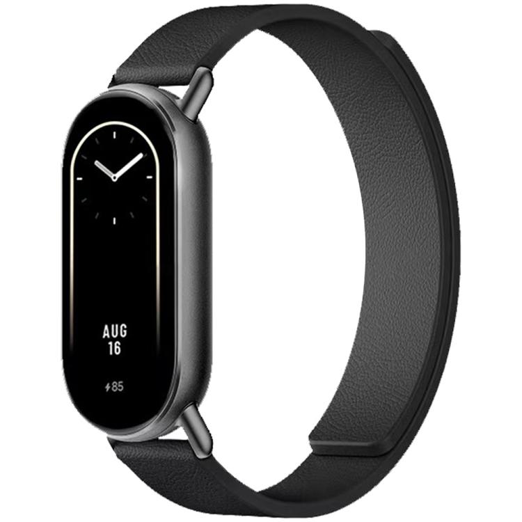 xDfind Flat Head Litchi Texture Magnetic Silicone Watch Band — view 30