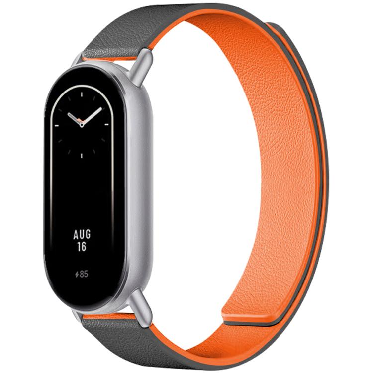 xDfind Flat Head Litchi Texture Magnetic Silicone Watch Band — view 31
