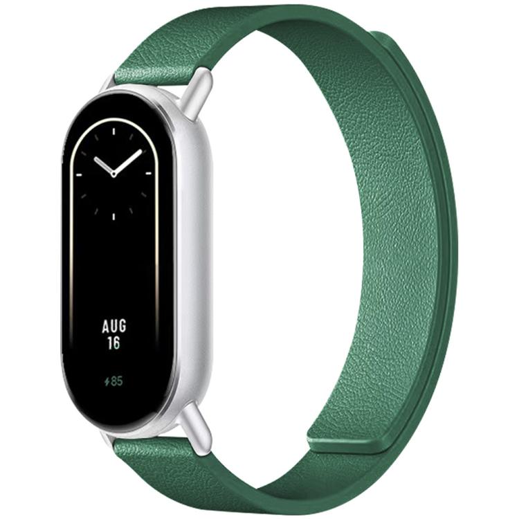 xDfind Flat Head Litchi Texture Magnetic Silicone Watch Band — view 32