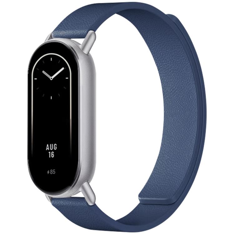 xDfind Flat Head Litchi Texture Magnetic Silicone Watch Band — view 34