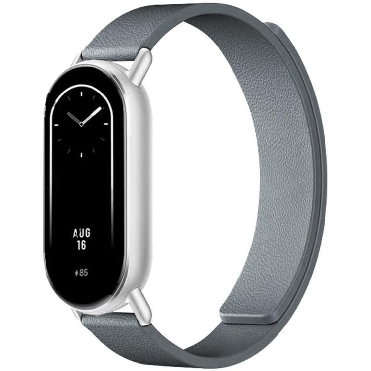 xDfind Flat Head Litchi Texture Magnetic Silicone Watch Band — view 37